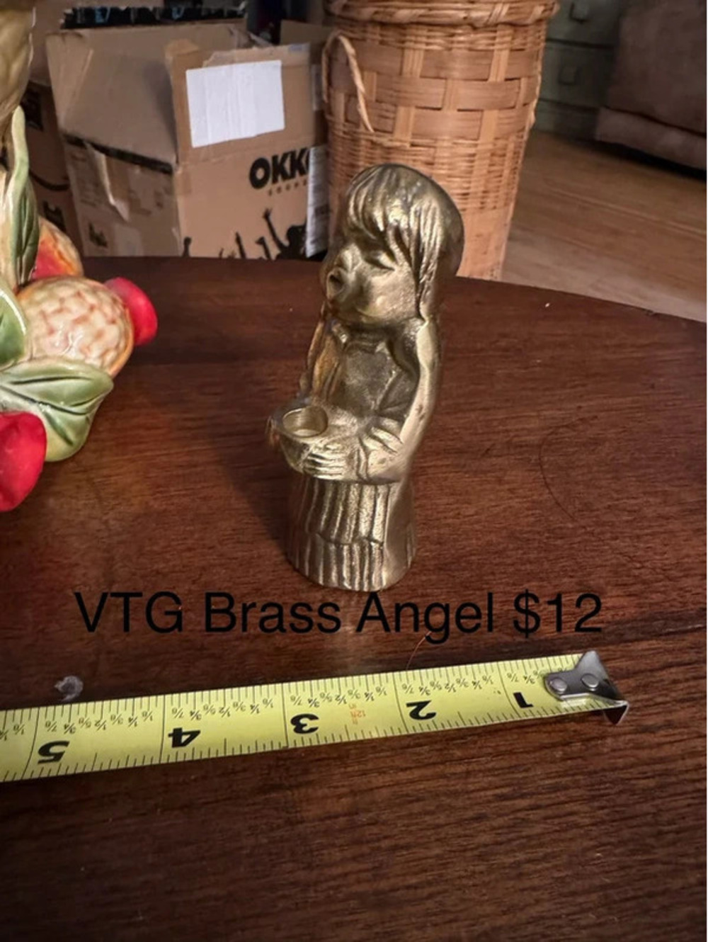 Vintage Brass Angel